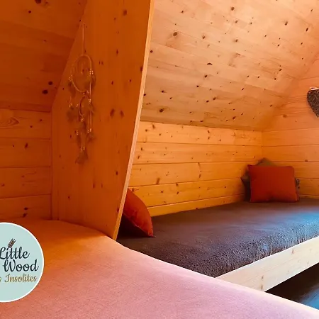 Little Wood Lodges Insolites Bailly-aux-Forges Exterior photo