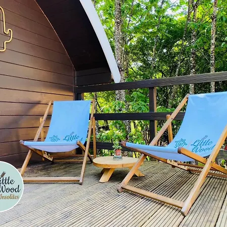 Little Wood Lodges Insolites Bailly-aux-Forges Exterior photo
